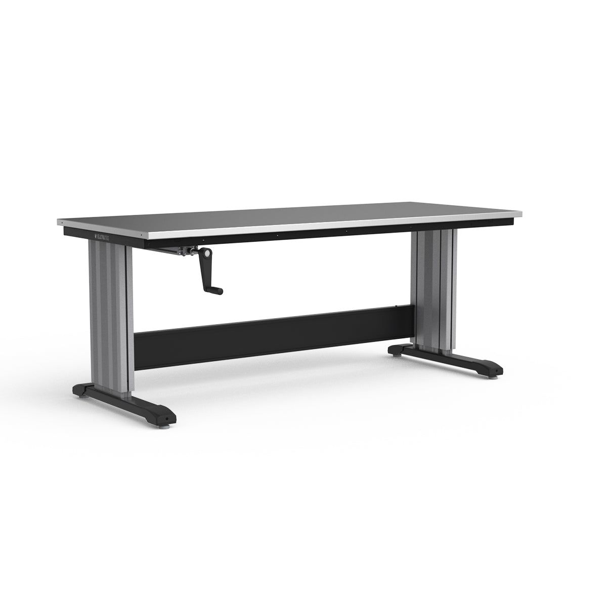 Adjustable Height Workbench - Stainless Steel Top