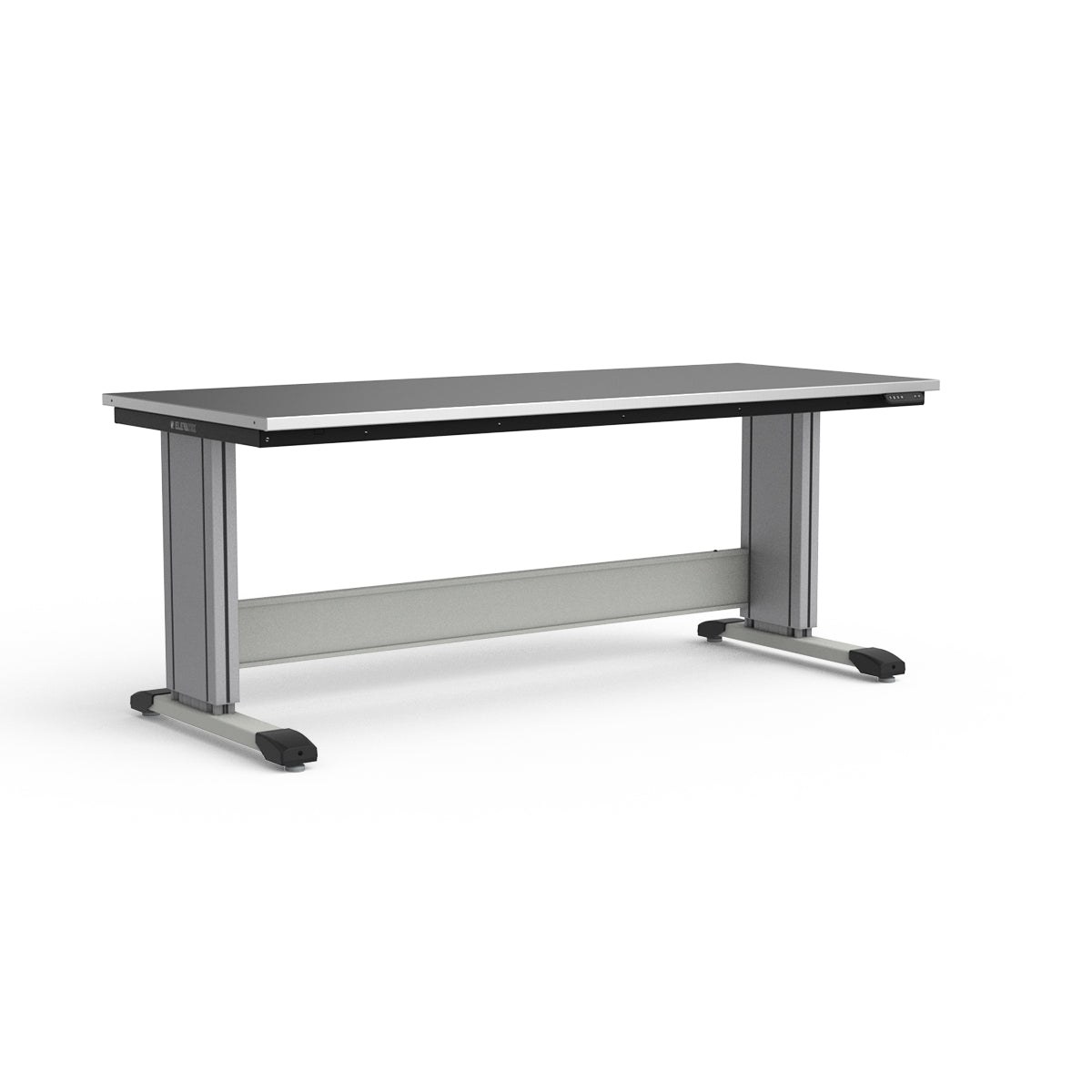 Adjustable Height Workbench - Stainless Steel Top