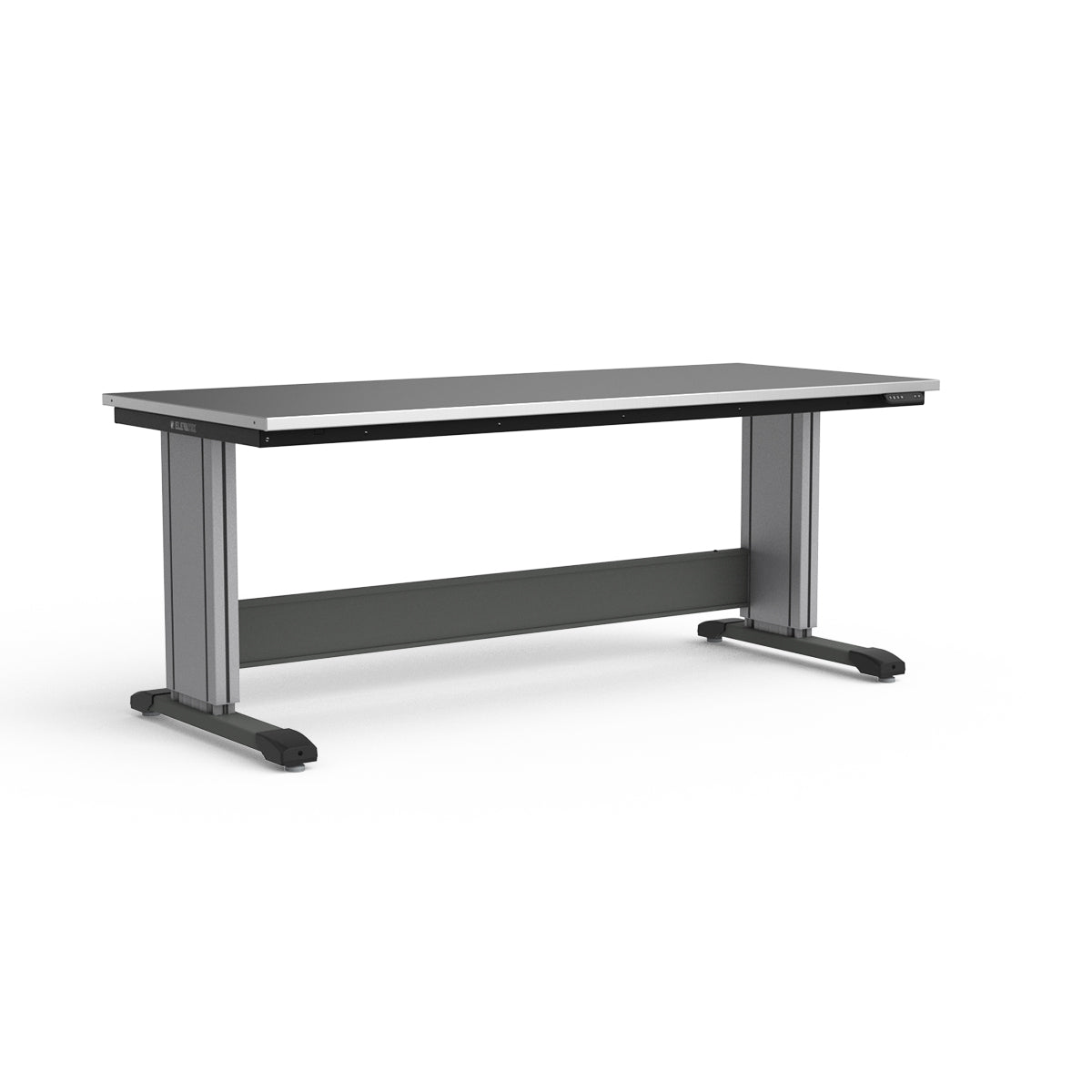 Adjustable Height Workbench - Stainless Steel Top