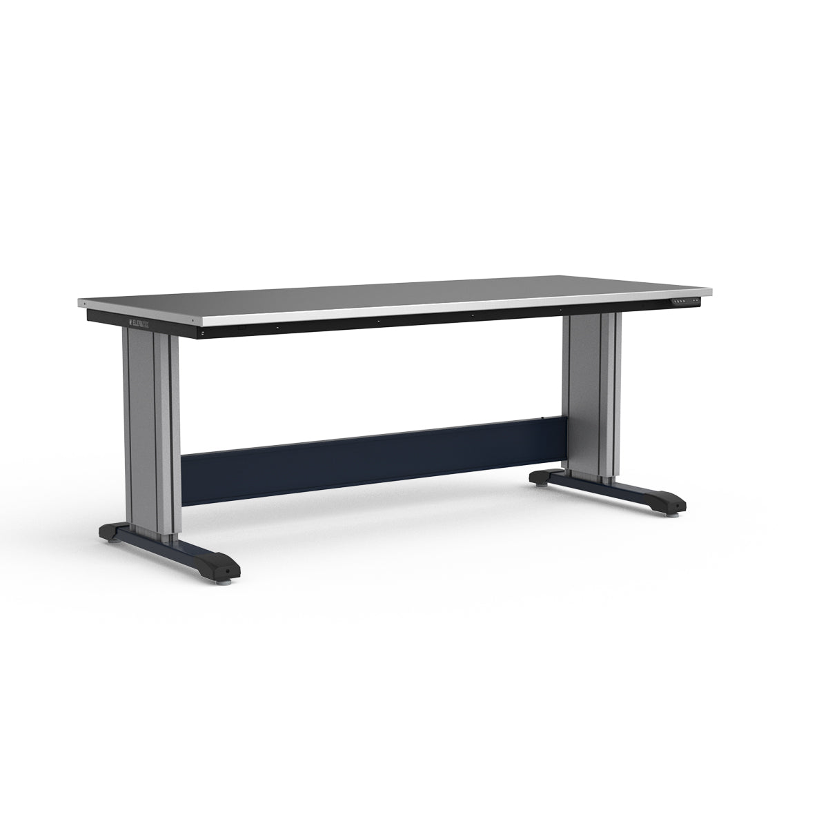 Adjustable Height Workbench - Stainless Steel Top