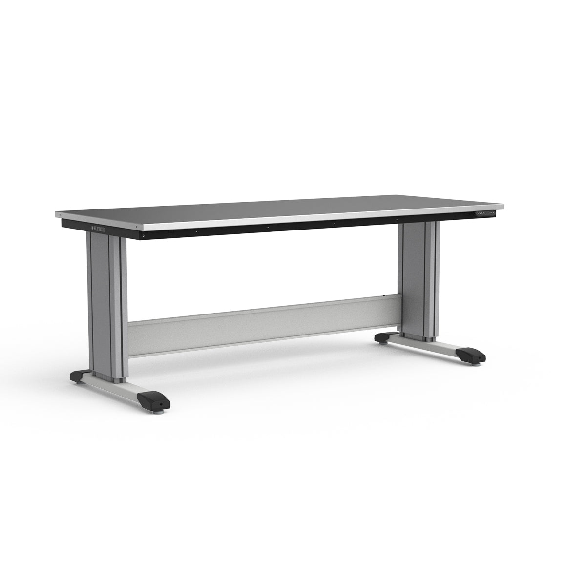 Adjustable Height Workbench - Stainless Steel Top