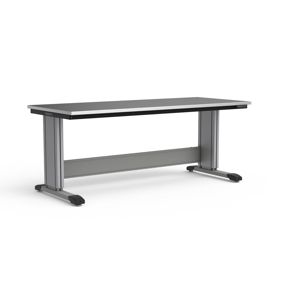 Adjustable Height Workbench - Stainless Steel Top