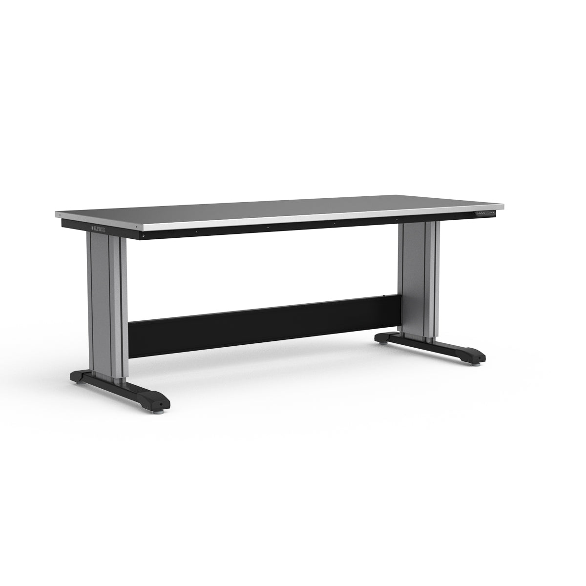 Adjustable Height Workbench - Stainless Steel Top