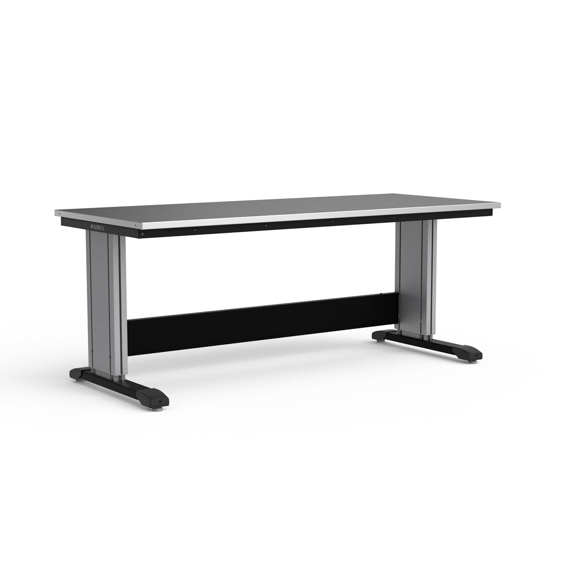 Adjustable Height Workbench - Stainless Steel Top