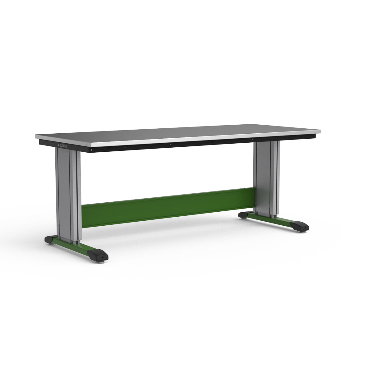 Adjustable Height Workbench - Stainless Steel Top