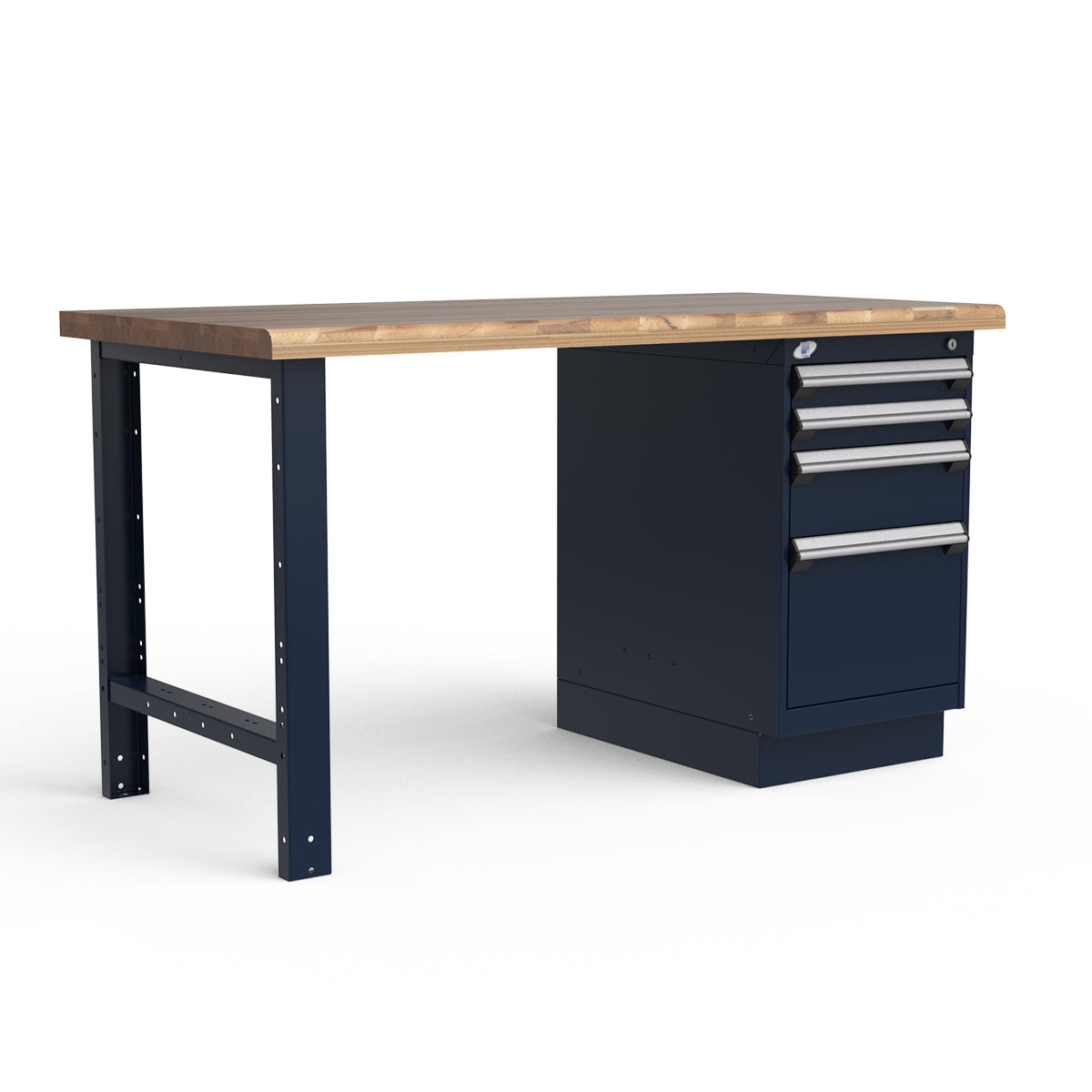 Stationary Workbench - 60"W x 30"D x 34"H - Laminated Wood Top