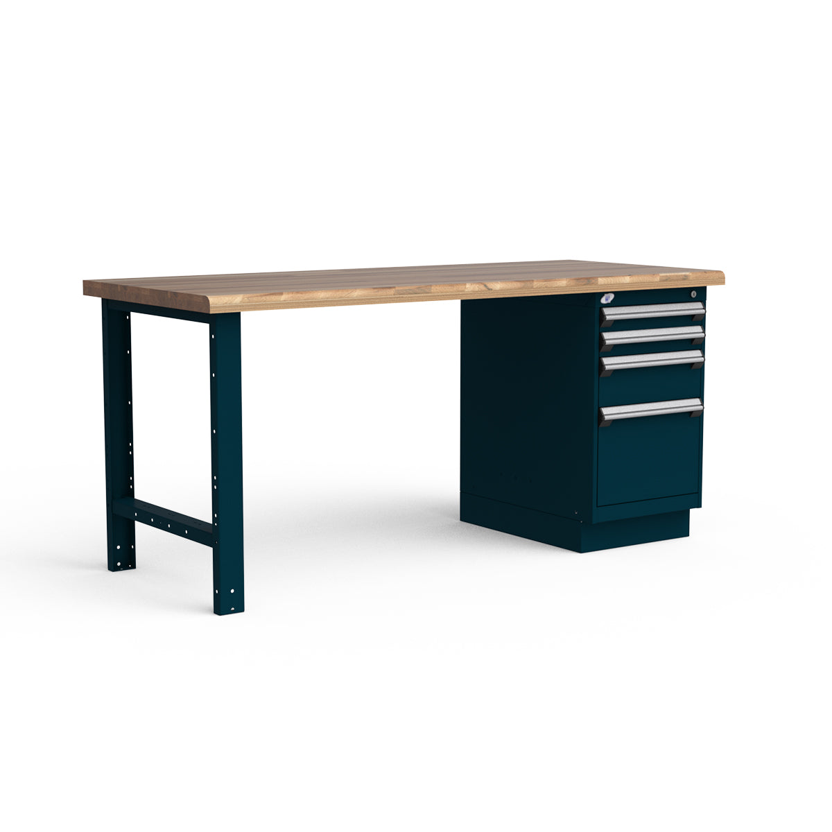 Stationary Workbench - 72"W x 30"D x 34"H - Laminated Wood Top