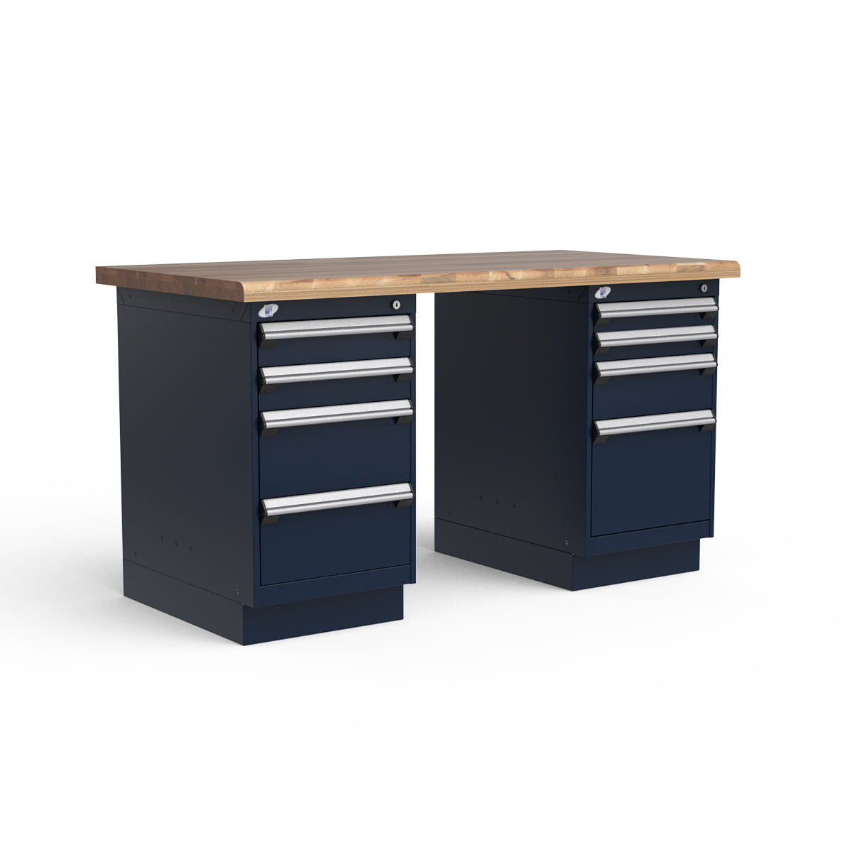 Stationary Workbench - 60"W x 30"D x 34"H - Laminated Wood Top
