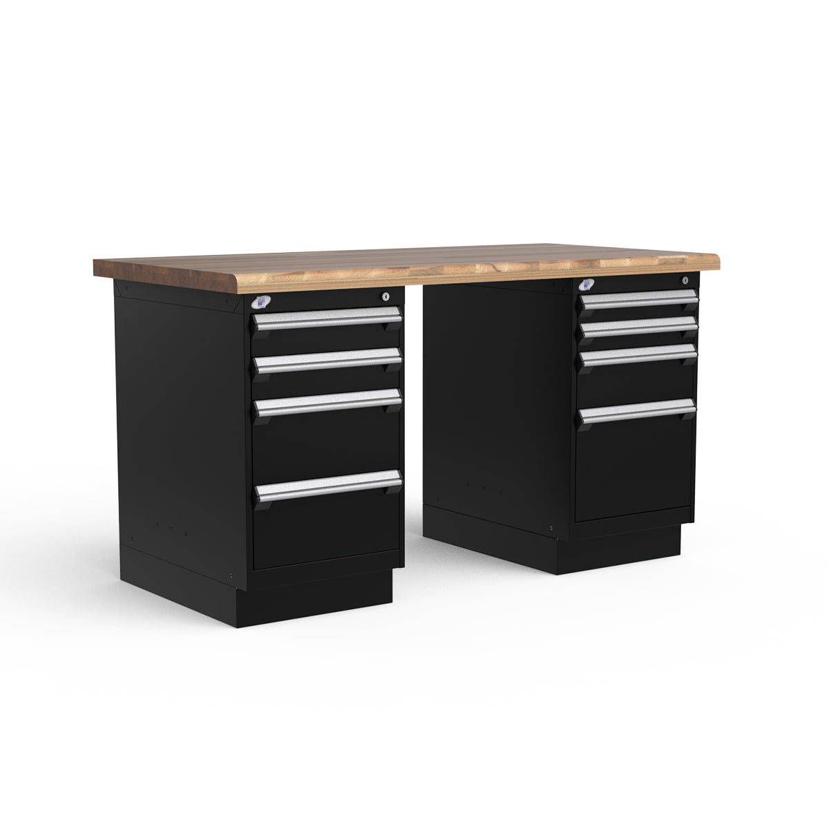 Stationary Workbench - 60"W x 30"D x 34"H - Laminated Wood Top
