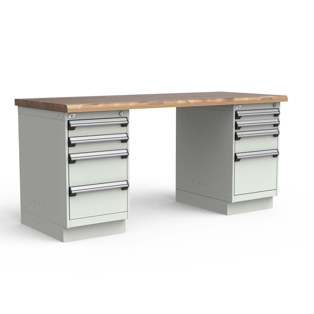 Stationary Workbench - 72"W x 30"D x 34"H - Laminated Wood Top