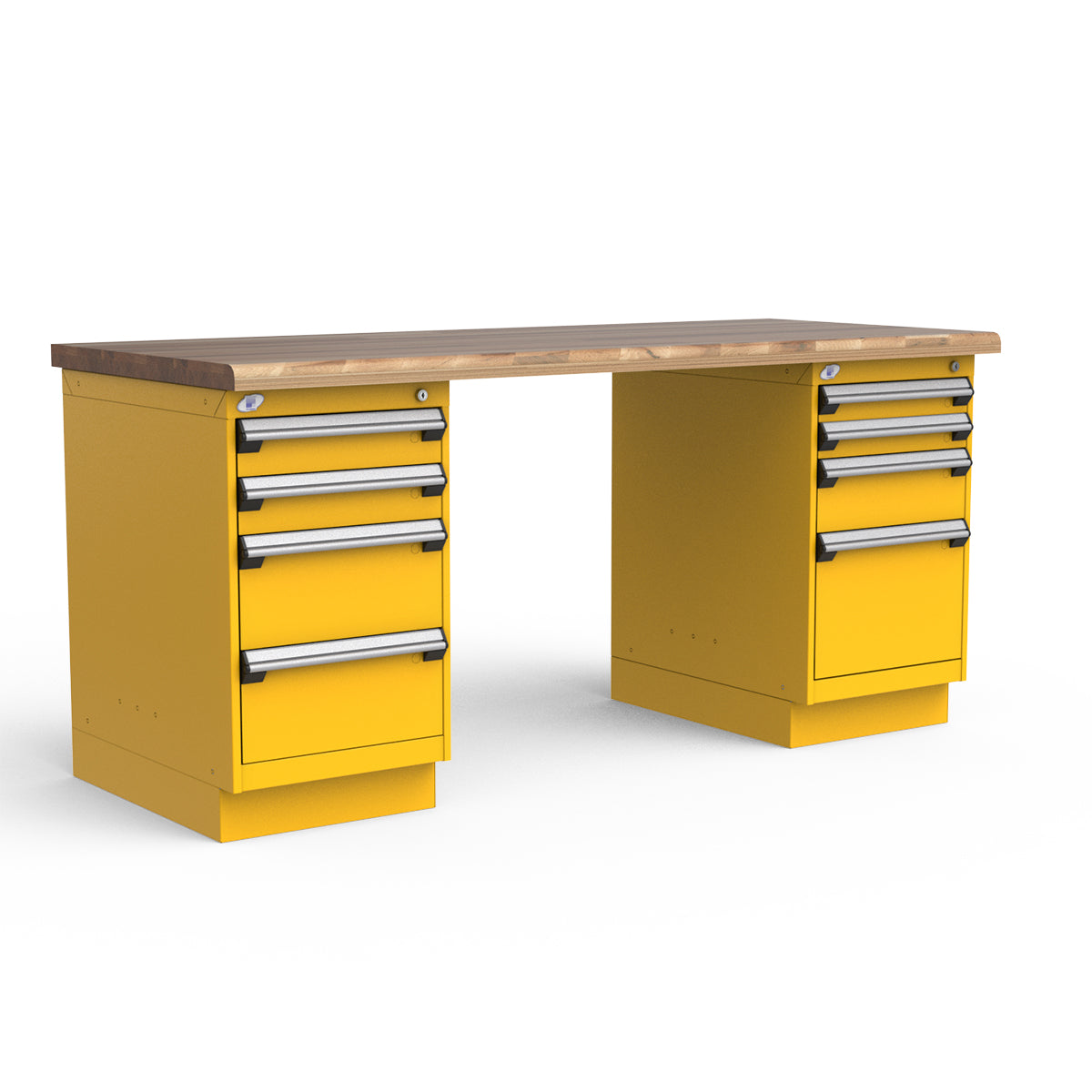 Stationary Workbench - 72"W x 30"D x 34"H - Laminated Wood Top