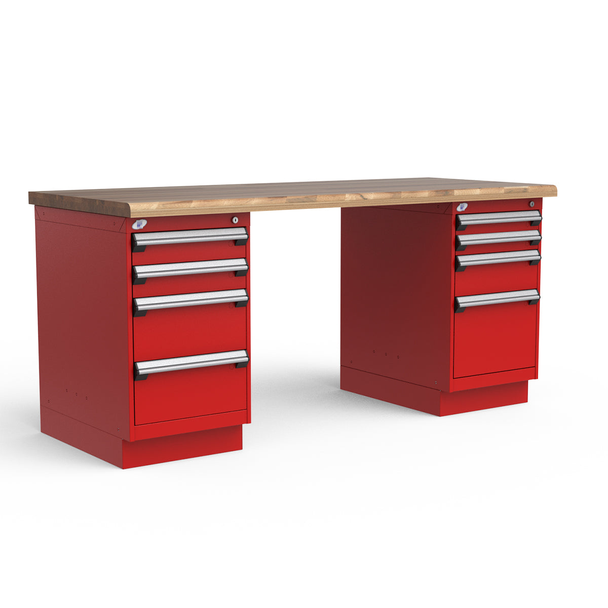 Stationary Workbench - 72"W x 30"D x 34"H - Laminated Wood Top