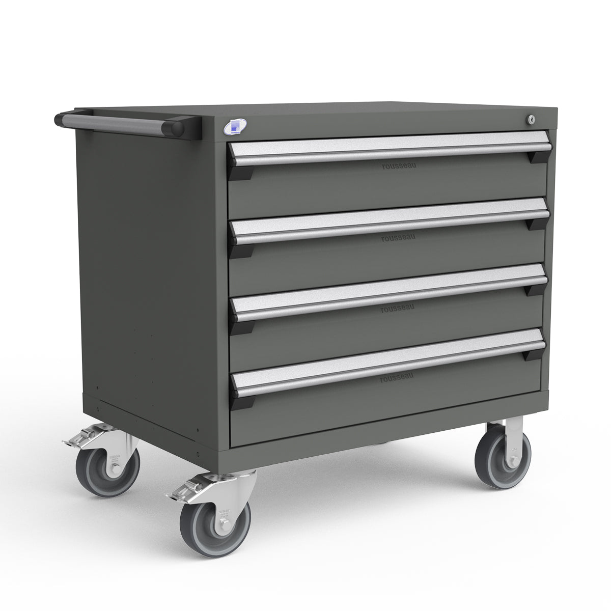 Mobile Modular Drawer Cabinets – 36"W x 24"D x 35"H – 4 drawers