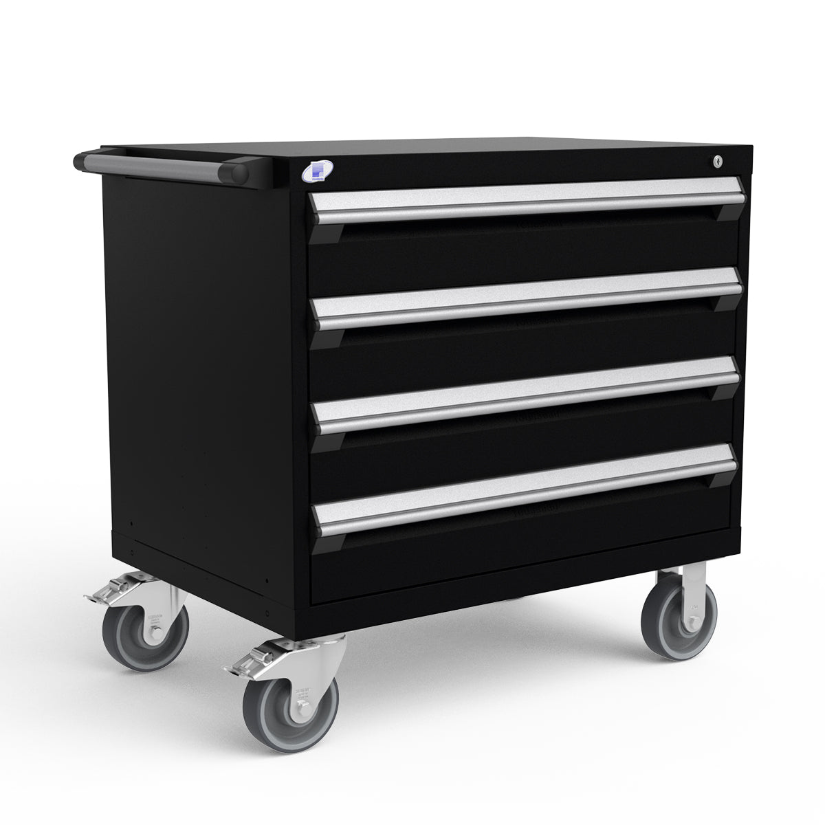 Mobile Modular Drawer Cabinets – 36"W x 24"D x 35"H – 4 drawers