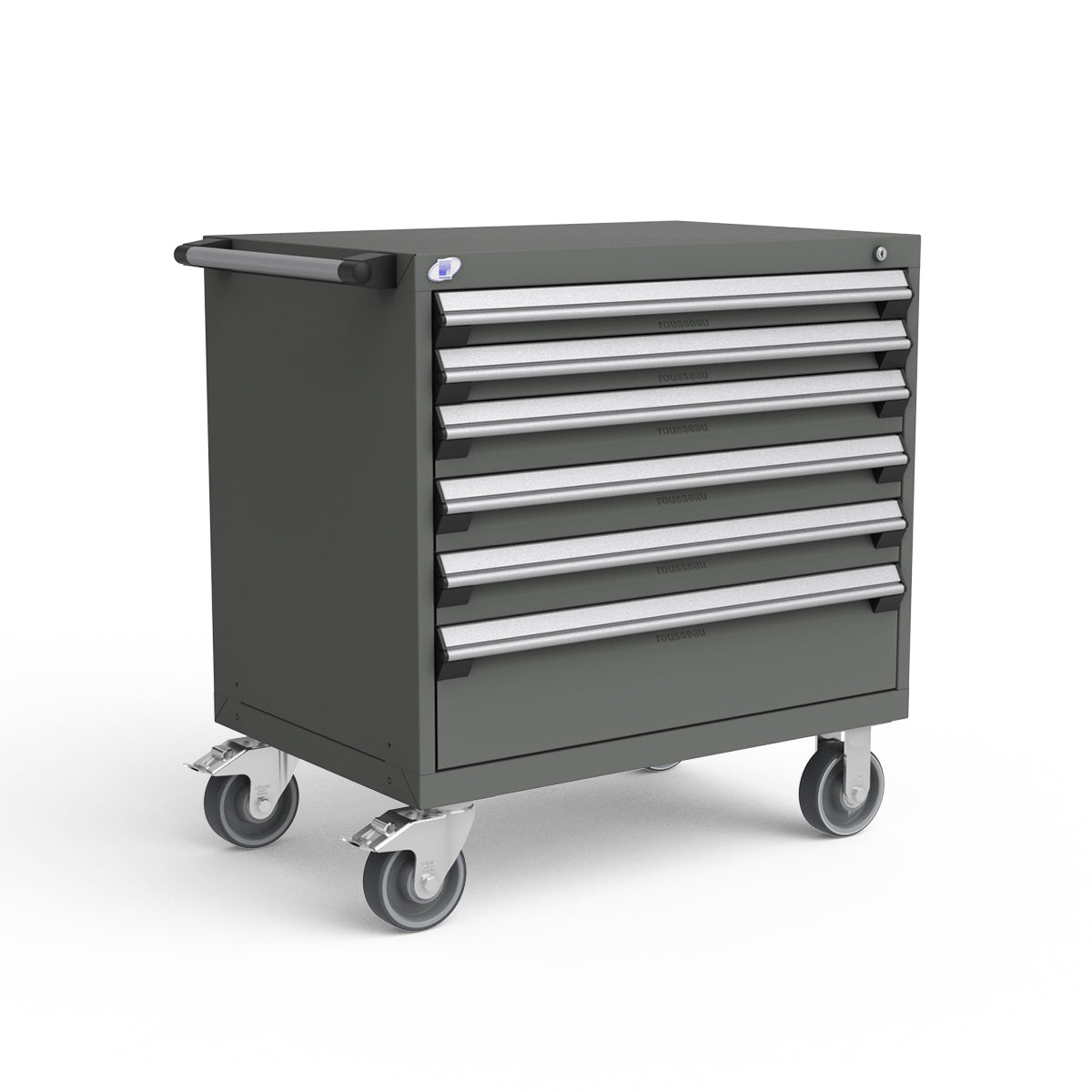Mobile Modular Drawer Cabinets – 36"W x 24"D x 37"H – 6 drawers