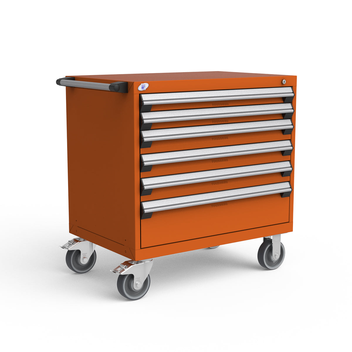Mobile Modular Drawer Cabinets – 36"W x 24"D x 37"H – 6 drawers