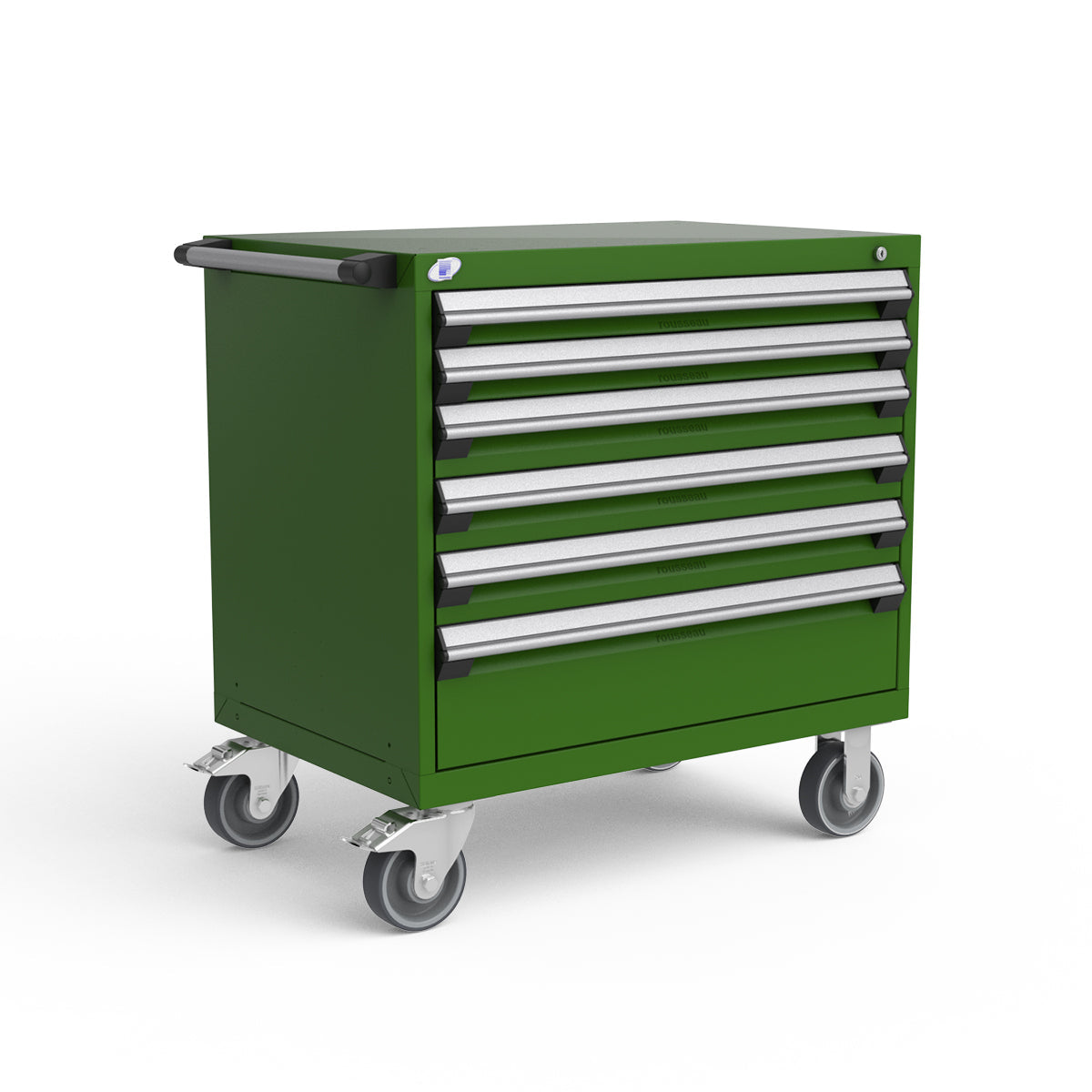 Mobile Modular Drawer Cabinets – 36"W x 24"D x 37"H – 6 drawers