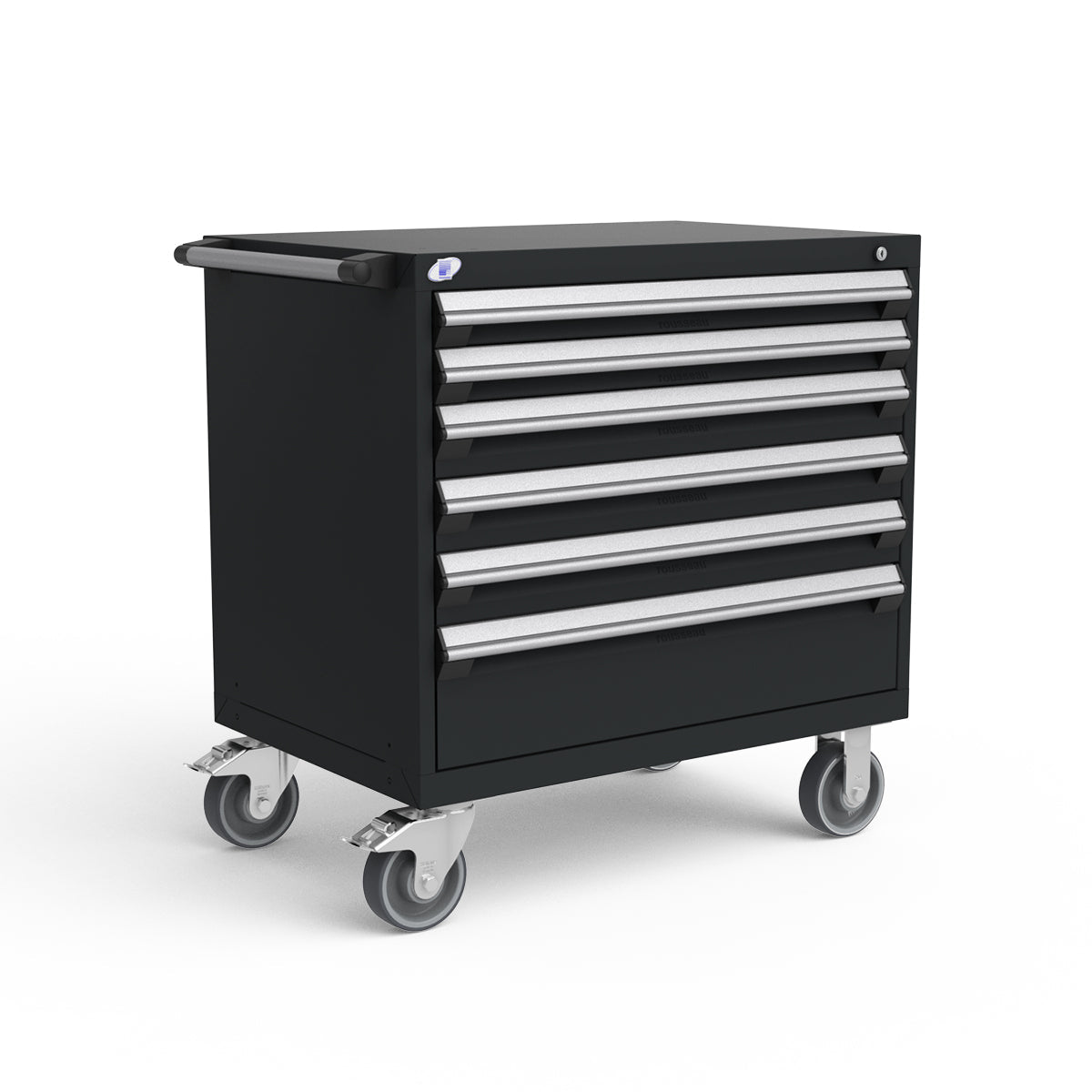 Mobile Modular Drawer Cabinets – 36"W x 24"D x 37"H – 6 drawers