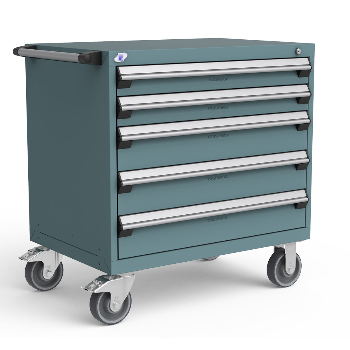 Mobile Modular Drawer Cabinets – 36"W x 24"D x 37"H – 5 drawers