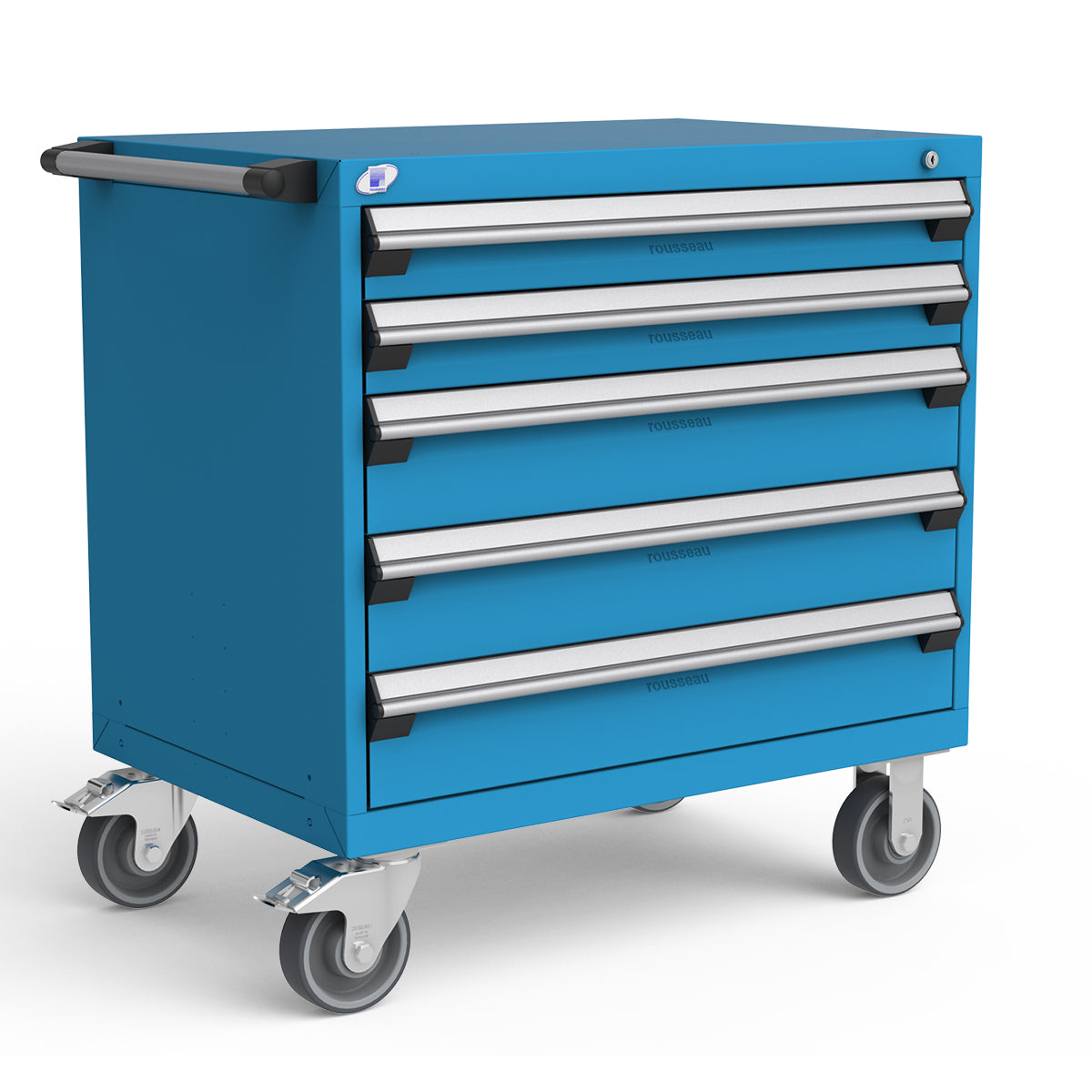 Mobile Modular Drawer Cabinets – 36"W x 24"D x 37"H – 5 drawers