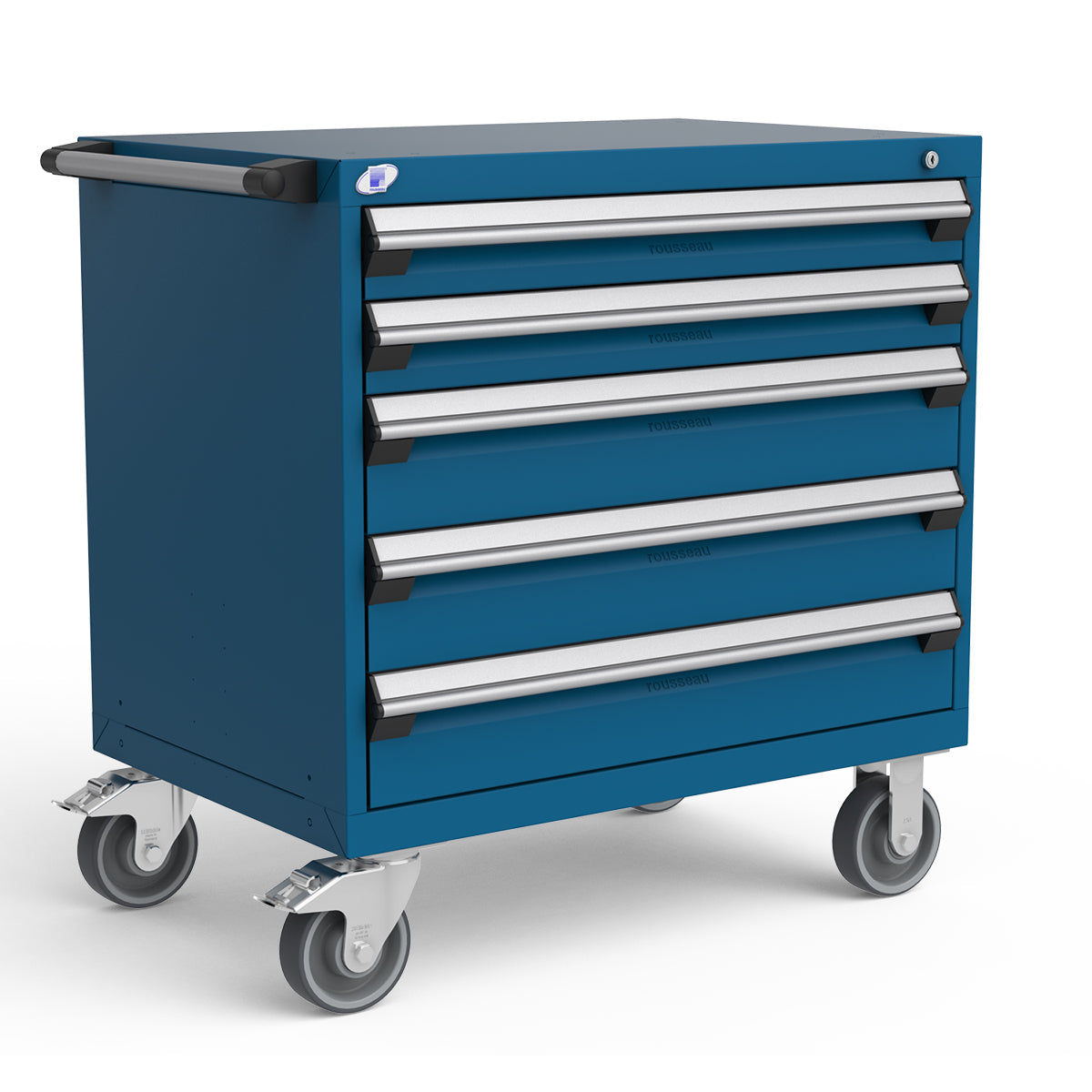 Mobile Modular Drawer Cabinets – 36"W x 24"D x 37"H – 5 drawers