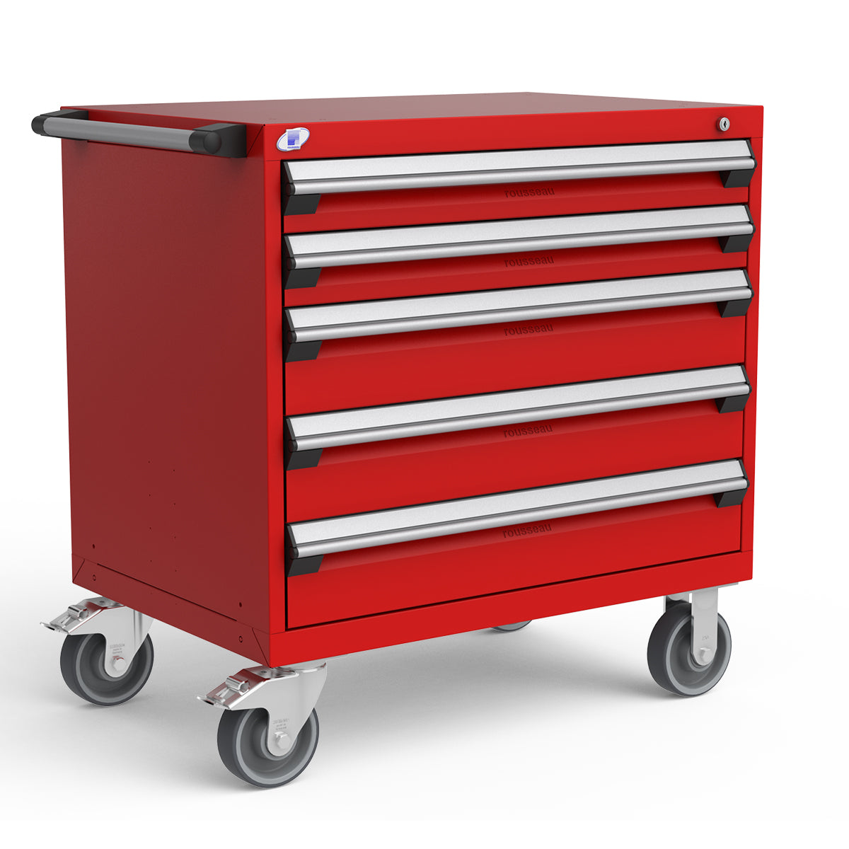 Mobile Modular Drawer Cabinets – 36"W x 24"D x 37"H – 5 drawers