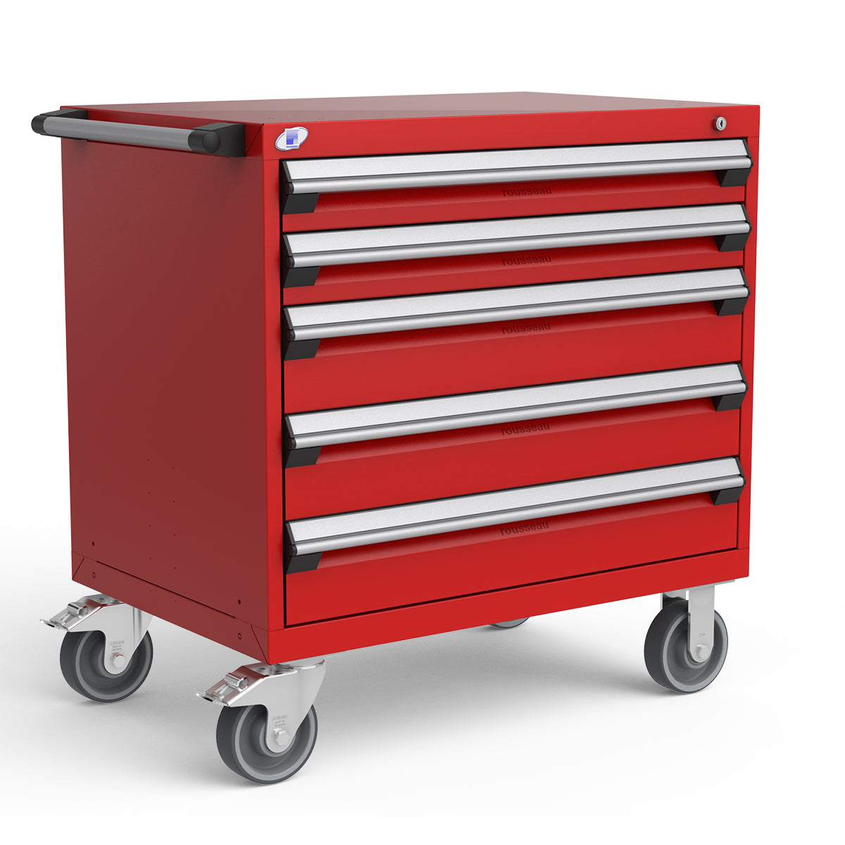 Mobile Modular Drawer Cabinets – 36"W x 24"D x 37"H – 5 drawers