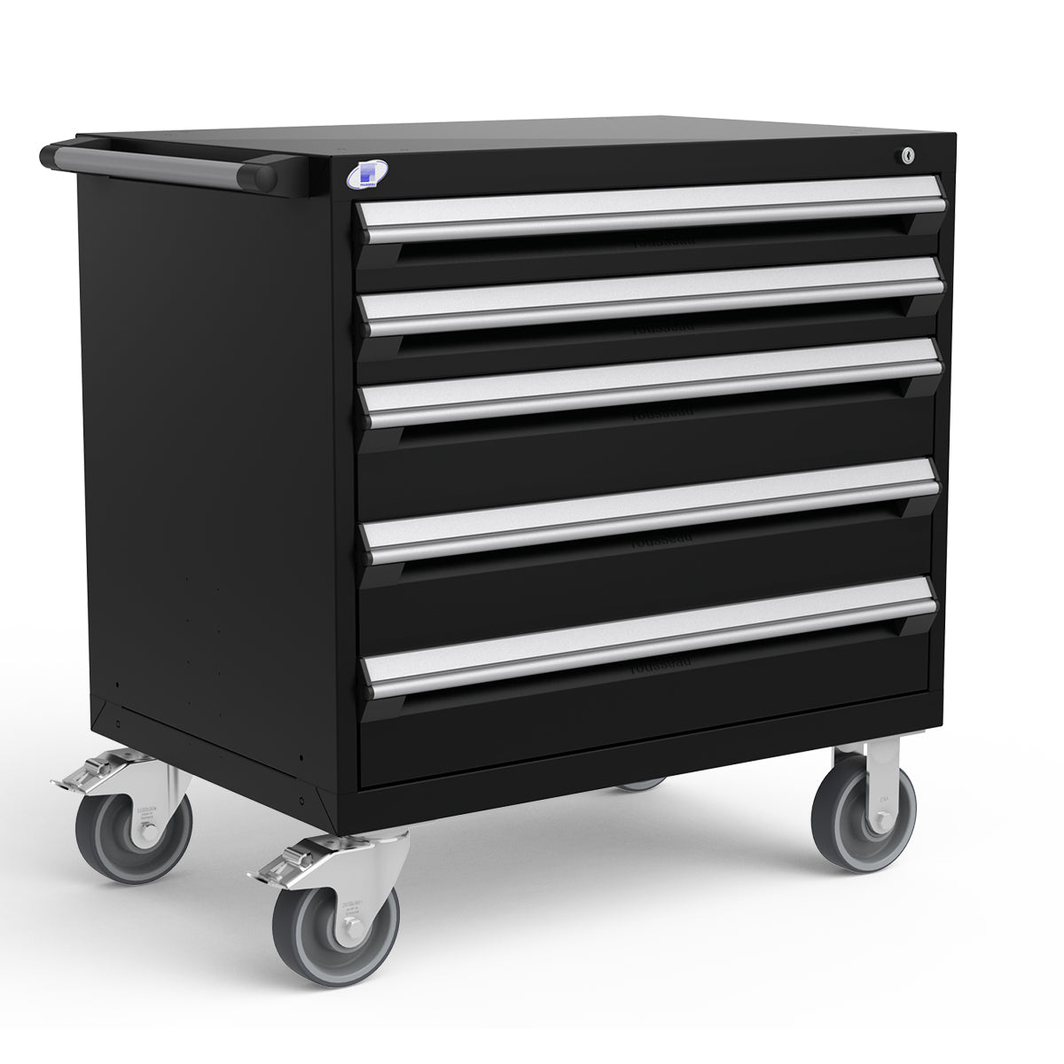 Mobile Modular Drawer Cabinets – 36"W x 24"D x 37"H – 5 drawers