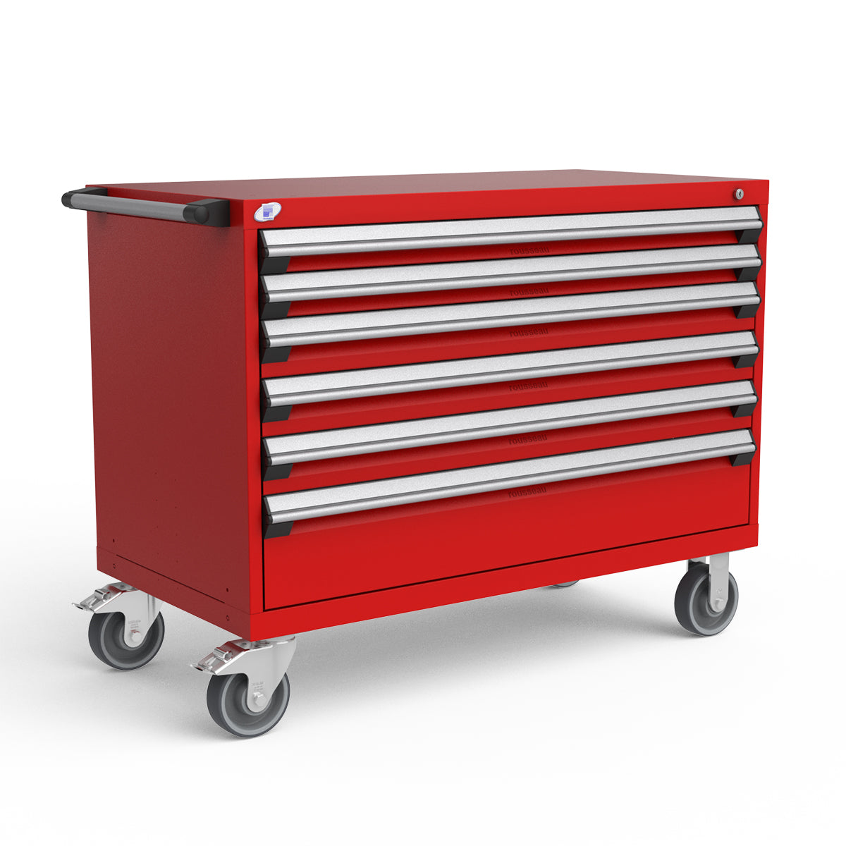 Mobile Modular Drawer Cabinets – 48"W x 24"D x 37"H – 6 drawers