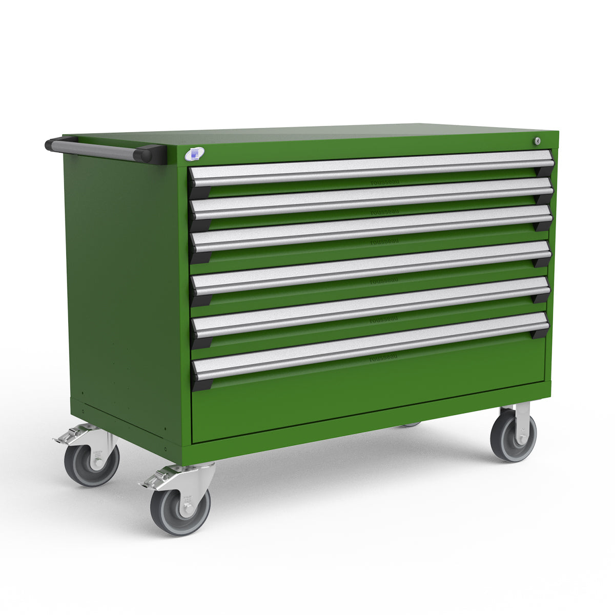 Mobile Modular Drawer Cabinets – 48"W x 24"D x 37"H – 6 drawers