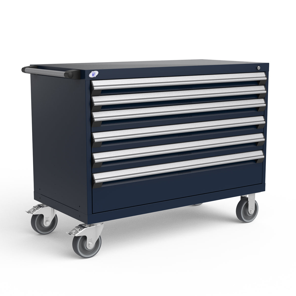 Mobile Modular Drawer Cabinets – 48"W x 24"D x 37"H – 6 drawers