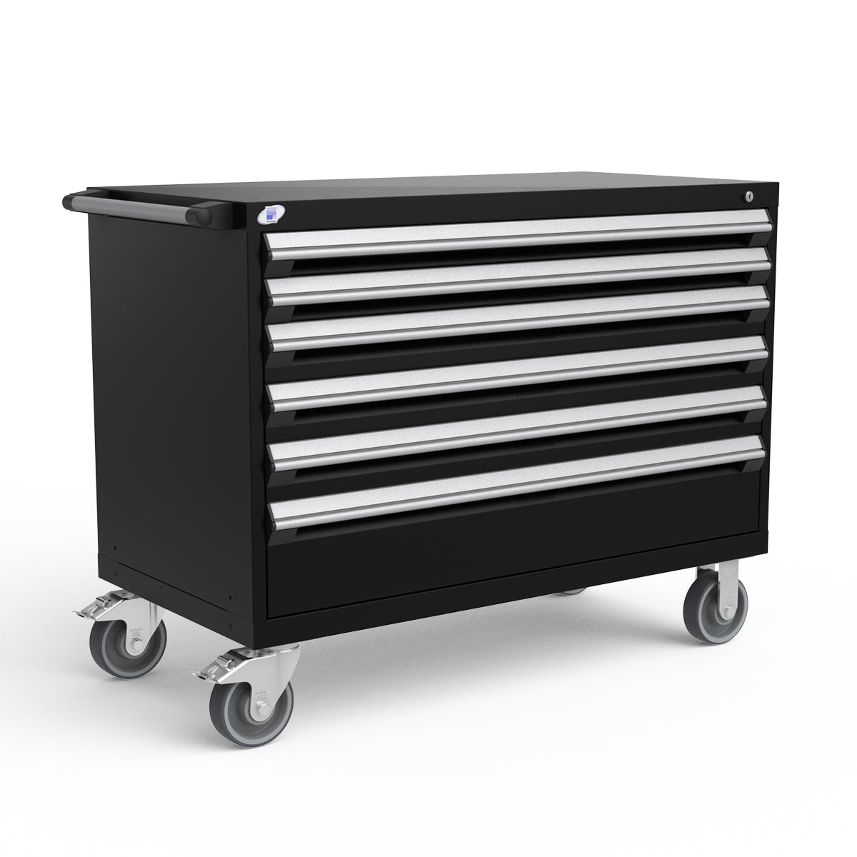 Mobile Modular Drawer Cabinets – 48"W x 24"D x 37"H – 6 drawers