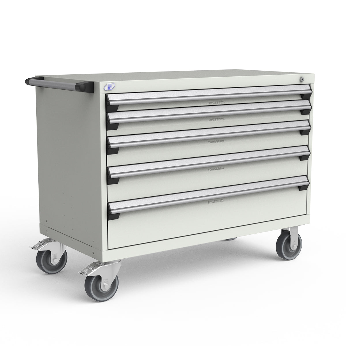 Mobile Modular Drawer Cabinets – 48"W x 24"D x 37"H – 5 drawers