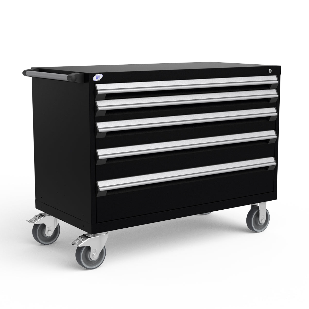 Mobile Modular Drawer Cabinets – 48"W x 24"D x 37"H – 5 drawers