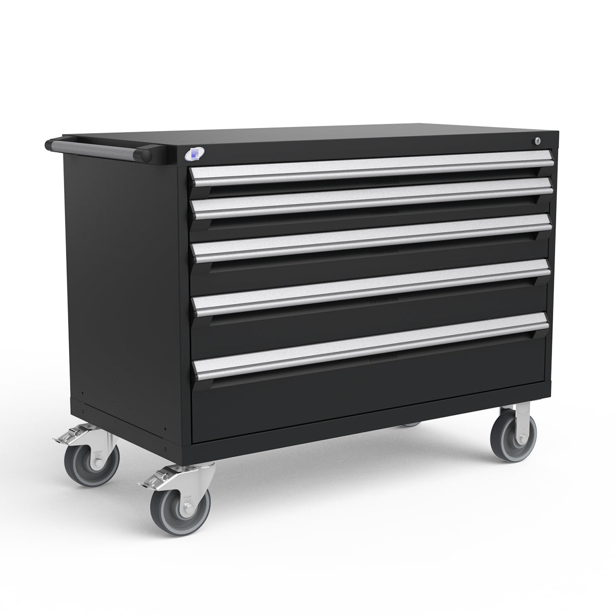 Mobile Modular Drawer Cabinets – 48"W x 24"D x 37"H – 5 drawers