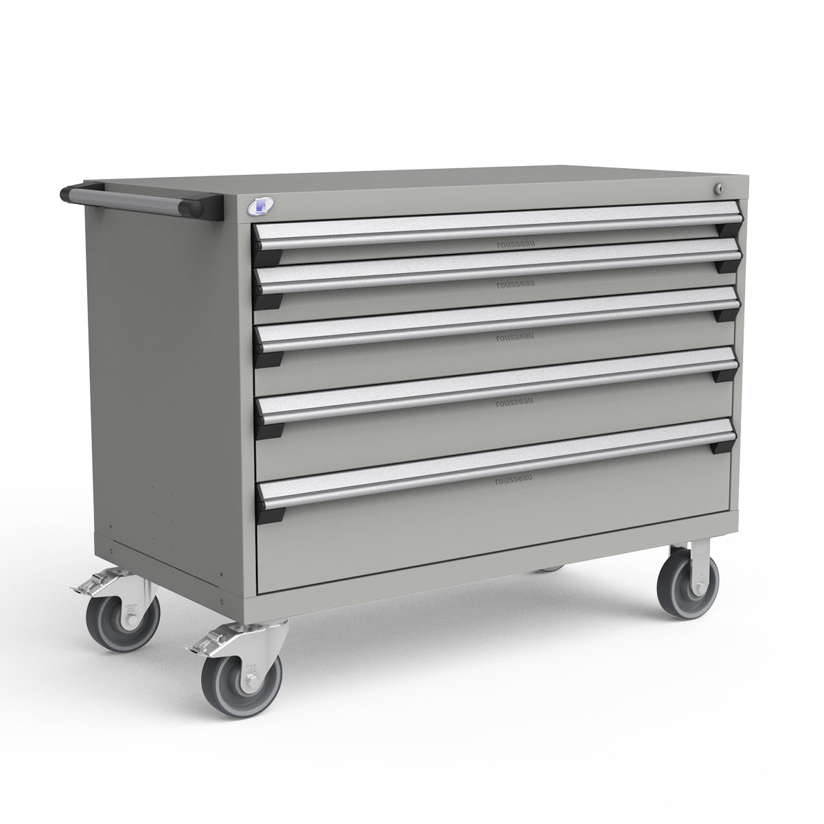 Mobile Modular Drawer Cabinets – 48"W x 24"D x 37"H – 5 drawers