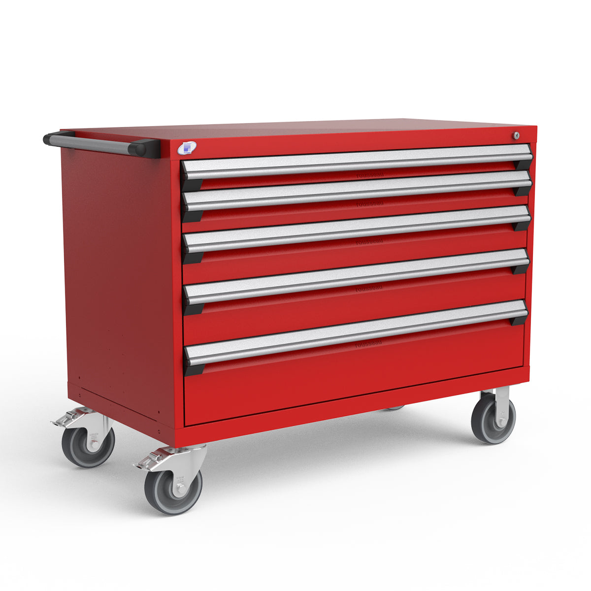 Mobile Modular Drawer Cabinets – 48"W x 24"D x 37"H – 5 drawers