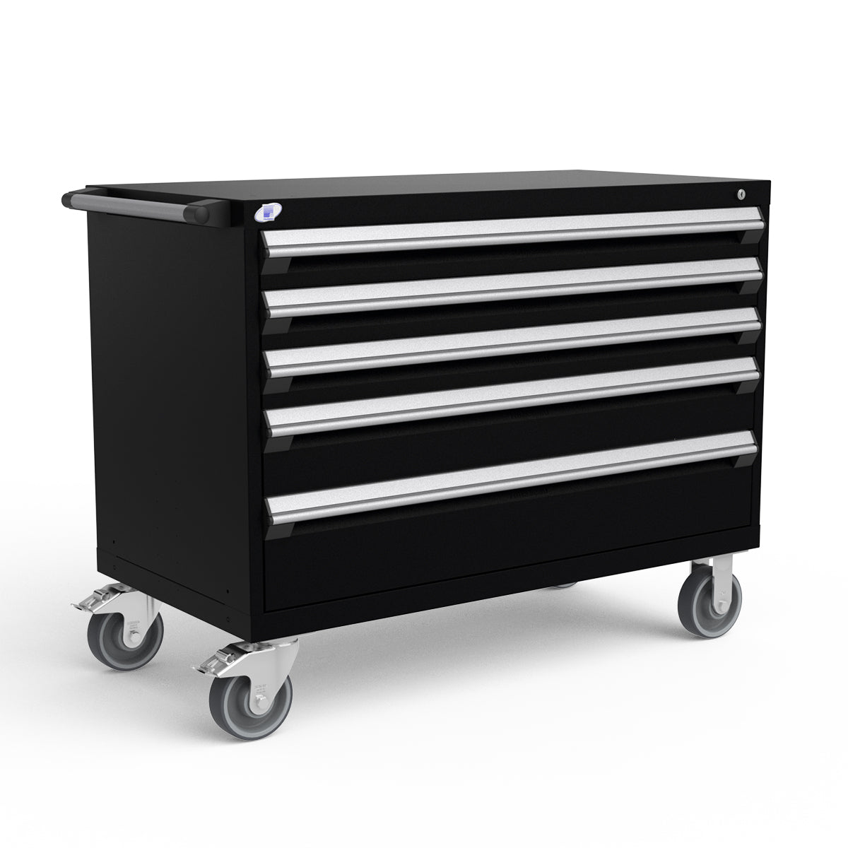 Mobile Modular Drawer Cabinets – 48"W x 24"D x 37"H – 5 drawers