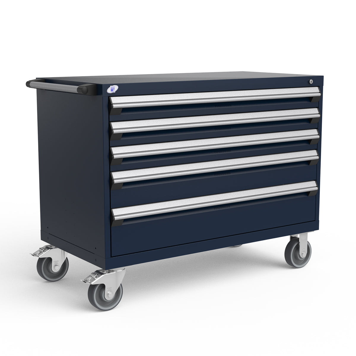 Mobile Modular Drawer Cabinets – 48"W x 24"D x 37"H – 5 drawers
