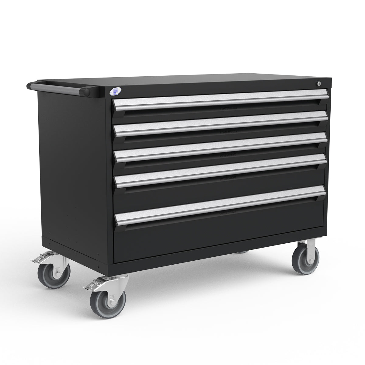 Mobile Modular Drawer Cabinets – 48"W x 24"D x 37"H – 5 drawers