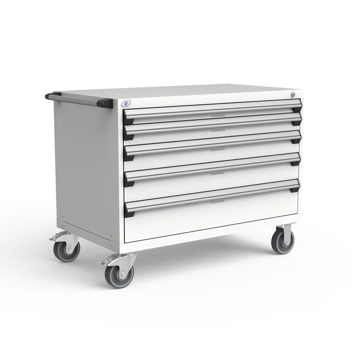 Mobile Modular Drawer Cabinet - 48"W x 27"D x 37 1/2"H - 5 drawers