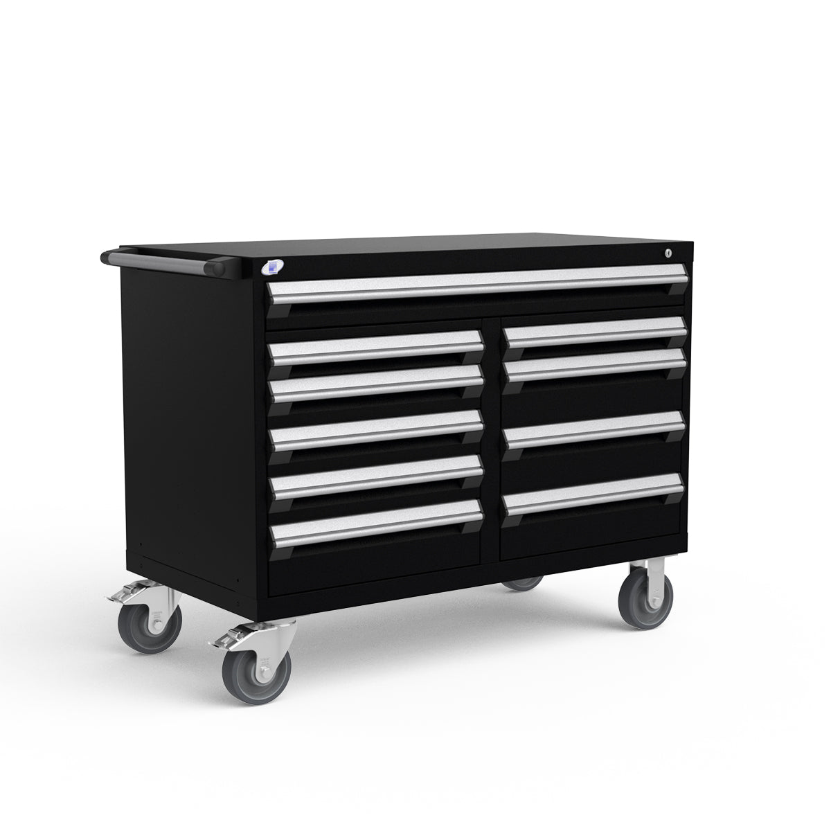 Mobile Modular Drawer Cabinets – 48"W x 24"D x 37"H – 10 drawers