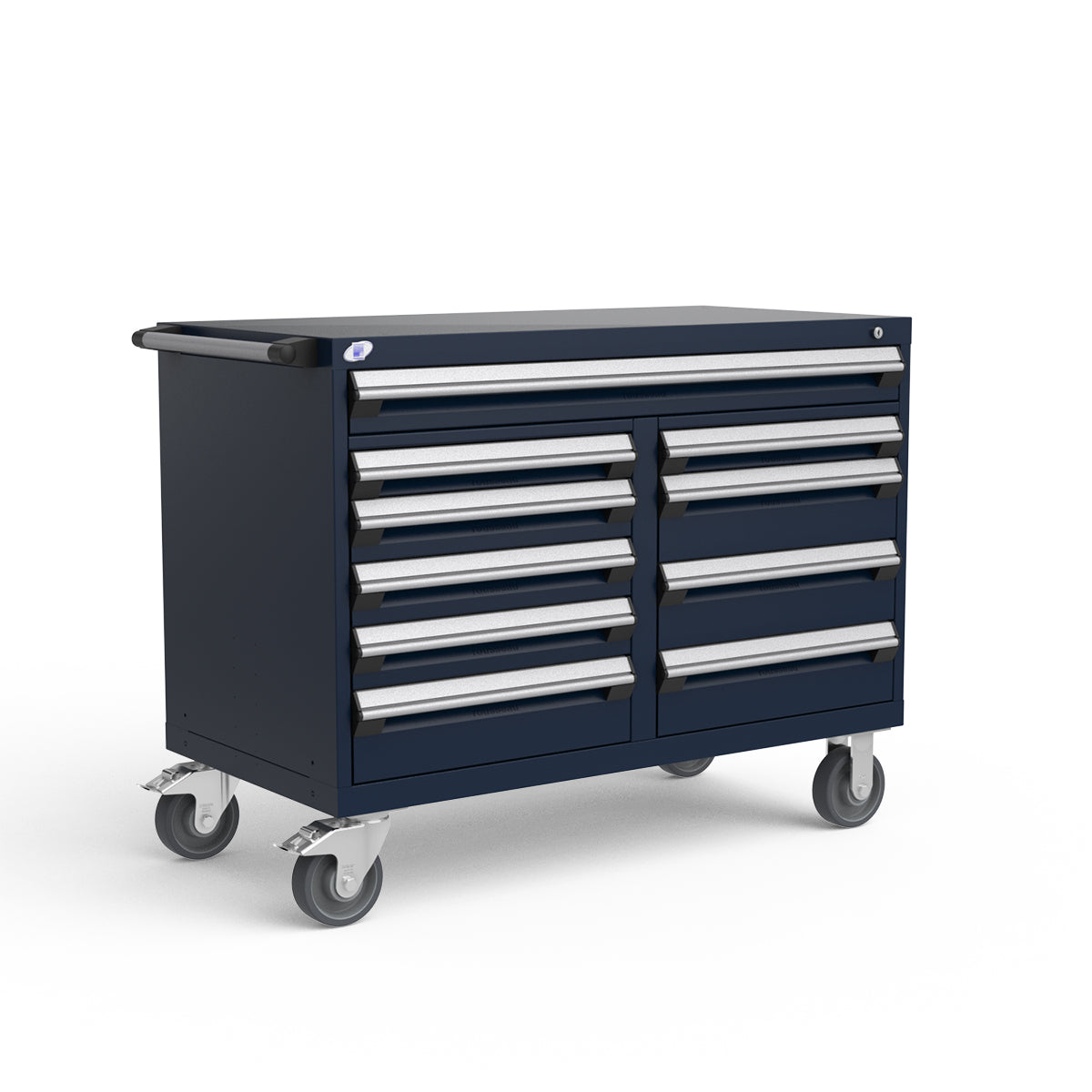 Mobile Modular Drawer Cabinets – 48"W x 24"D x 37"H – 10 drawers