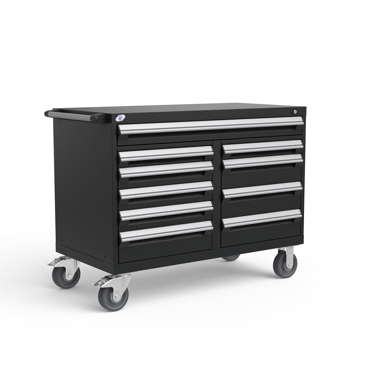 Mobile Modular Drawer Cabinets – 48"W x 24"D x 37"H – 10 drawers