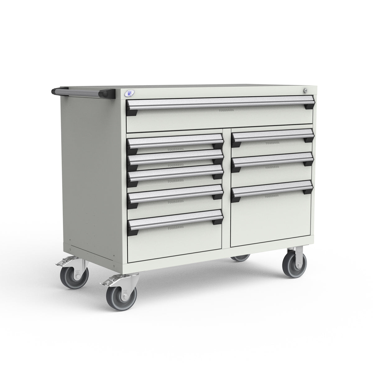 Mobile Modular Drawer Cabinets – 48"W x 24"D x 41"H – 9 drawers