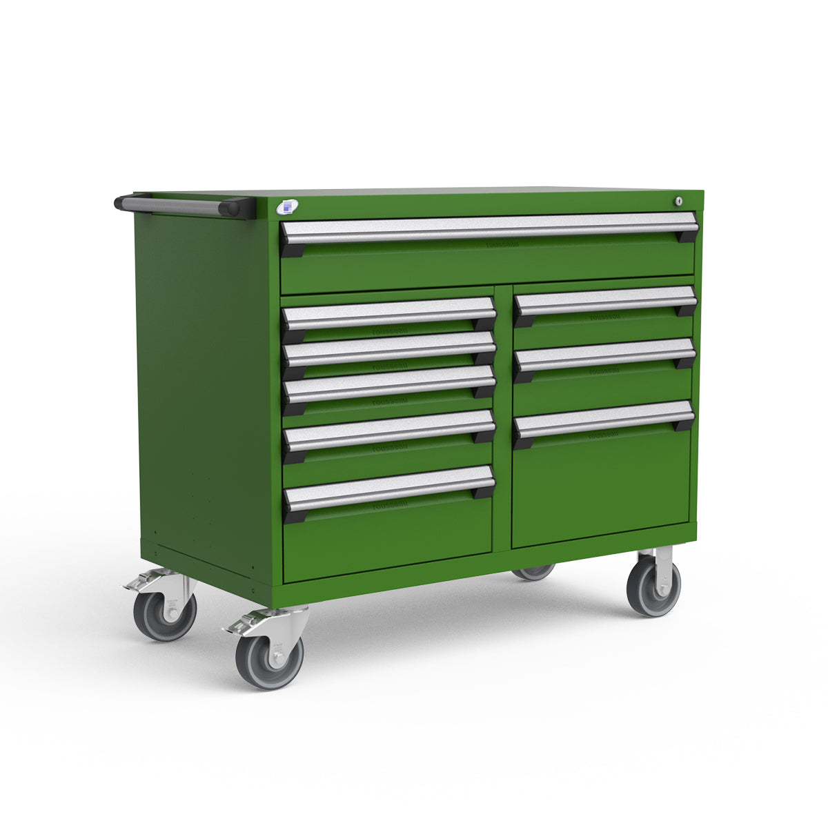 Mobile Modular Drawer Cabinets – 48"W x 24"D x 41"H – 9 drawers