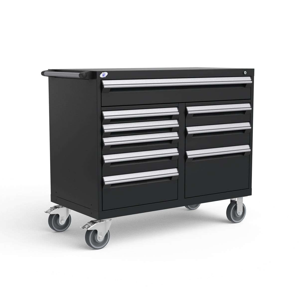 Mobile Modular Drawer Cabinets – 48"W x 24"D x 41"H – 9 drawers