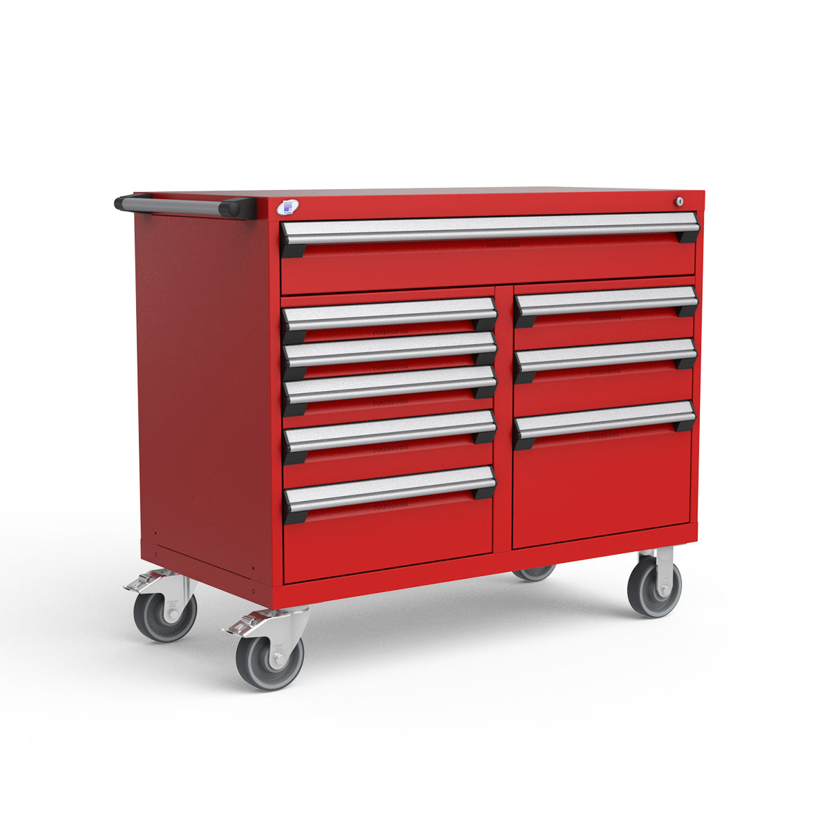 Mobile Modular Drawer Cabinets – 48"W x 24"D x 41"H – 9 drawers
