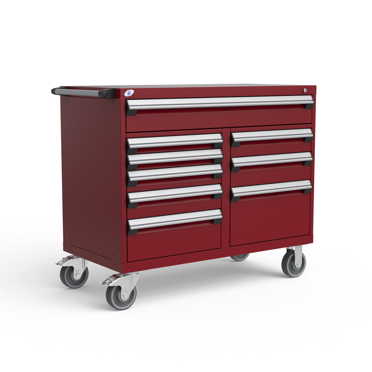 Mobile Modular Drawer Cabinets – 48"W x 24"D x 41"H – 9 drawers