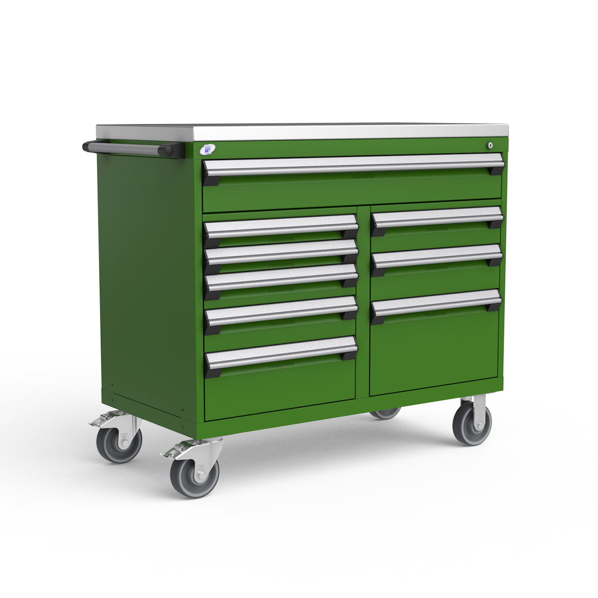 Mobile Modular Drawer Cabinets – 48"W x 24"D x 43"H – 9 drawers